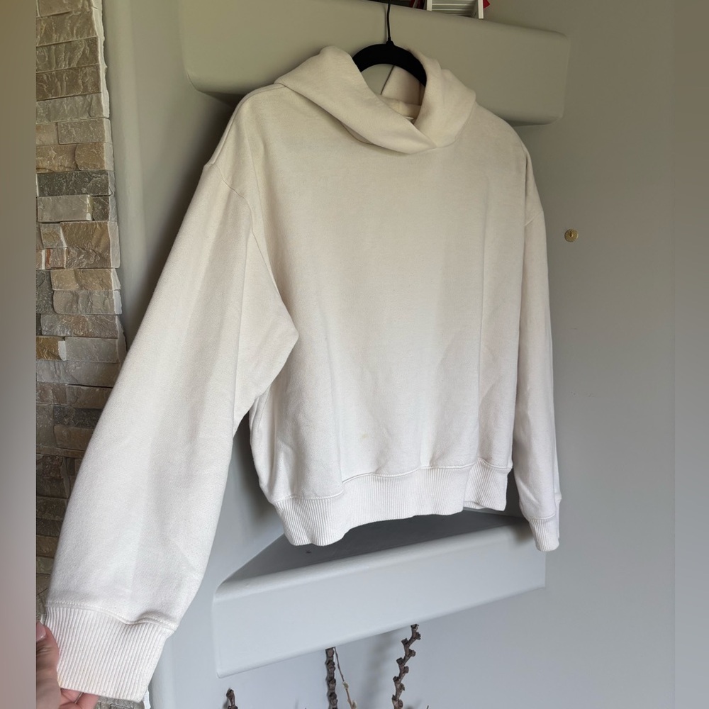 cream Target hoodie